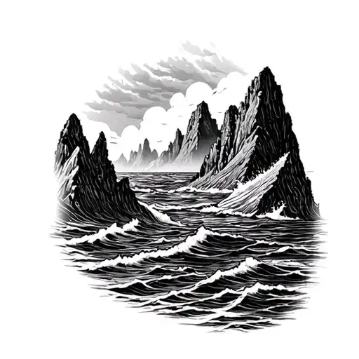 Ocean Meeting Mountains