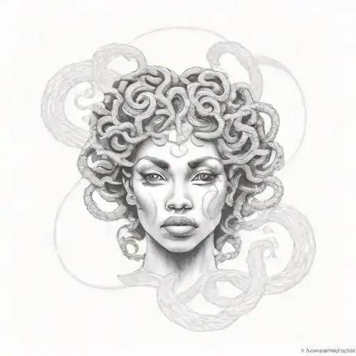 African American Medusa