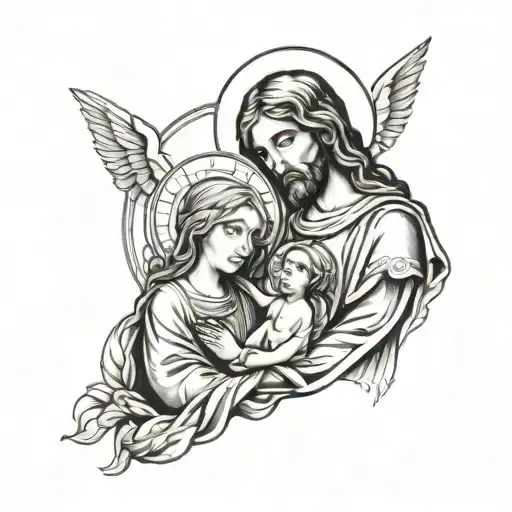 Virgin And Jesus Christ