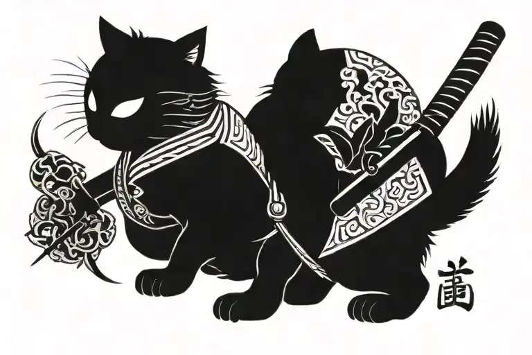Samurai Cat