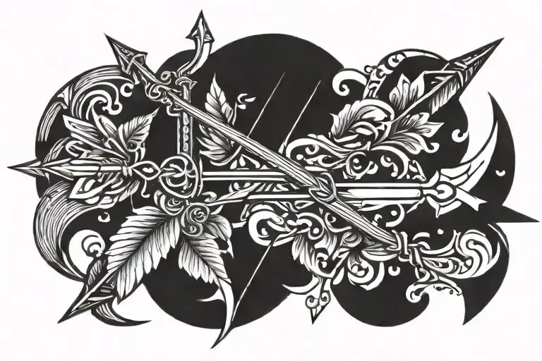 Bow And Arrow Pointing