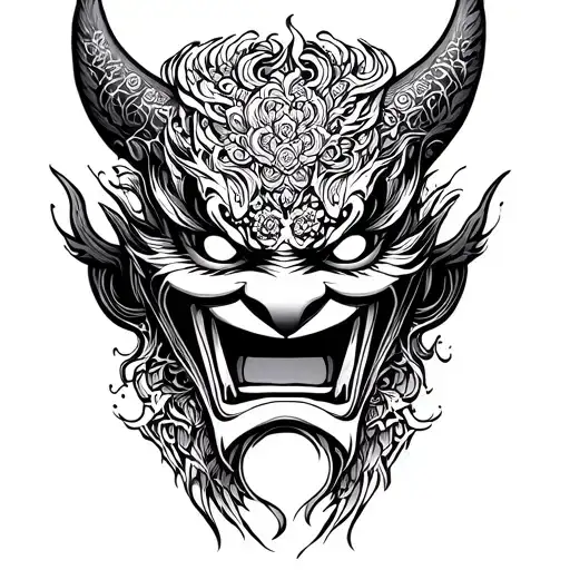 Japanese Demon Mask
