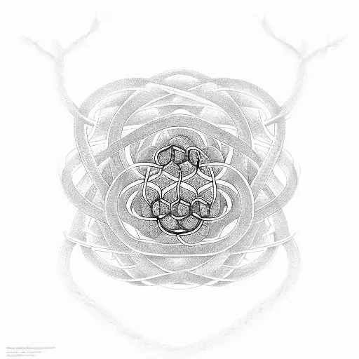 A Geometric Representation Of The Tree Of Life Intertwined With A Dna Double Helix