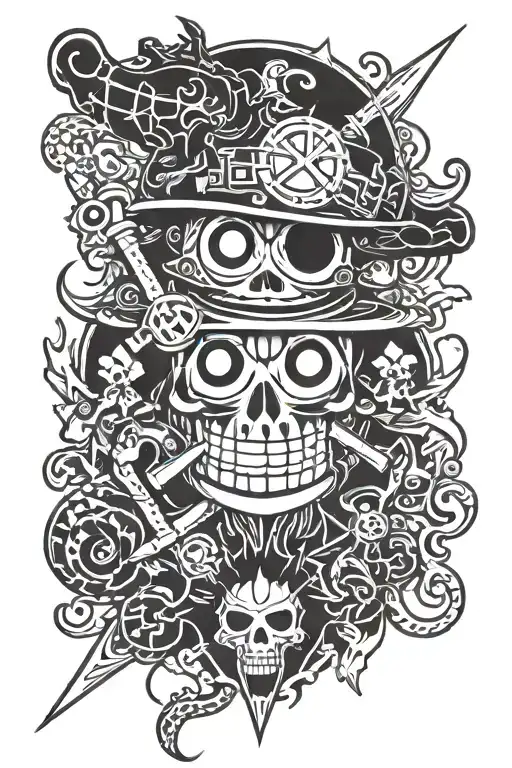 One Piece And Berserk Symbol