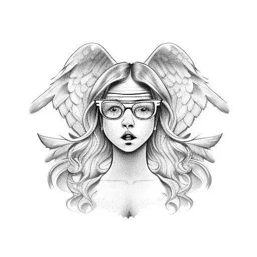Angel With Glasses