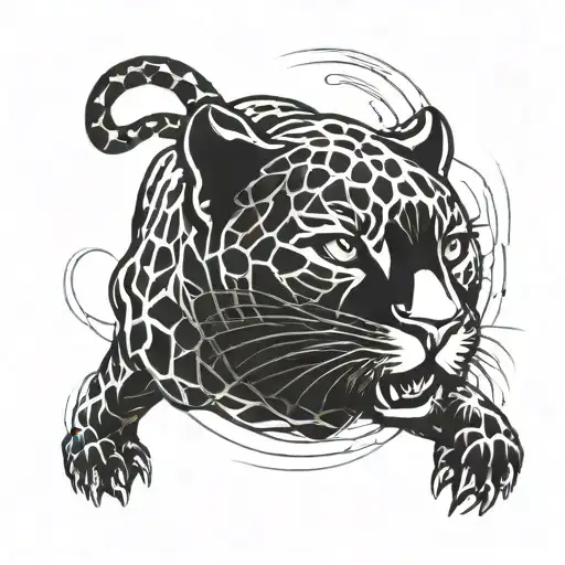 Panther Space Travel Soccer Ball