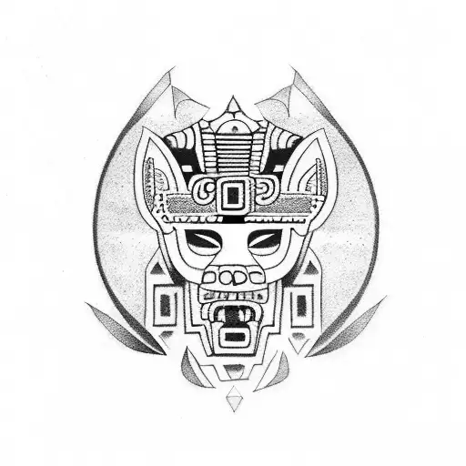 Aztec Totem Half Sleeve