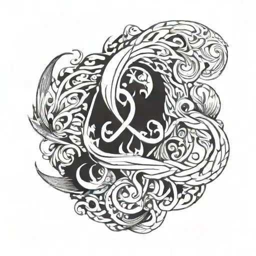 Infinity On Fire Flames