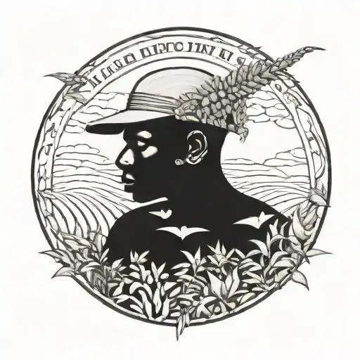 Black Slave Working A Field With The Word Nigger Underneath