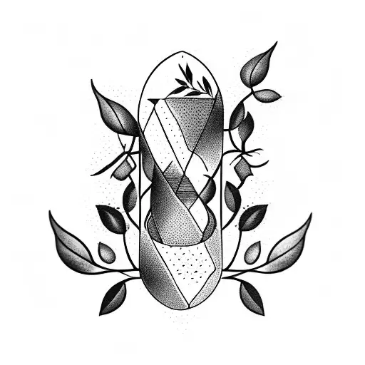 Hourglass With Olive Branch