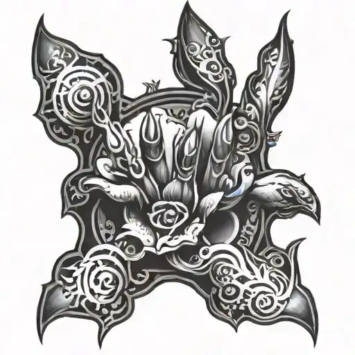 Hand Tattoo Gothic Inspired