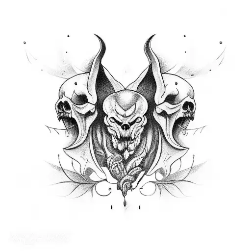 Cervo Com Detalhes Darkness