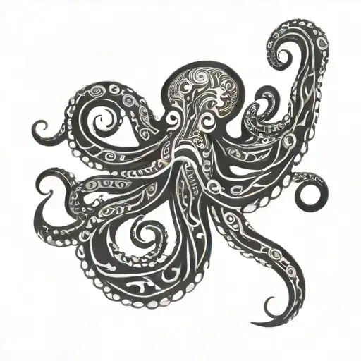 Octopus Maori Tribal