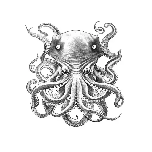 A Jiu Jitsu Octopus With Motorbike Wheels As Tentacles