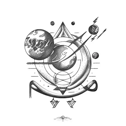 Capricorn And The Planet Saturn