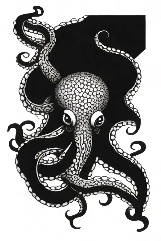 Octopus Wrapping Its Tentacles