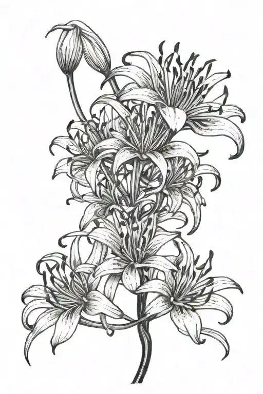 Spider Lily Intertwined