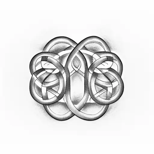 A Tattoo Of A Musical Note Intertwined With A Dna Double Helix