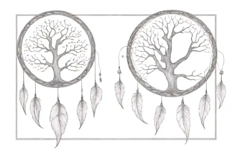 A Tree Of Life With Leaves