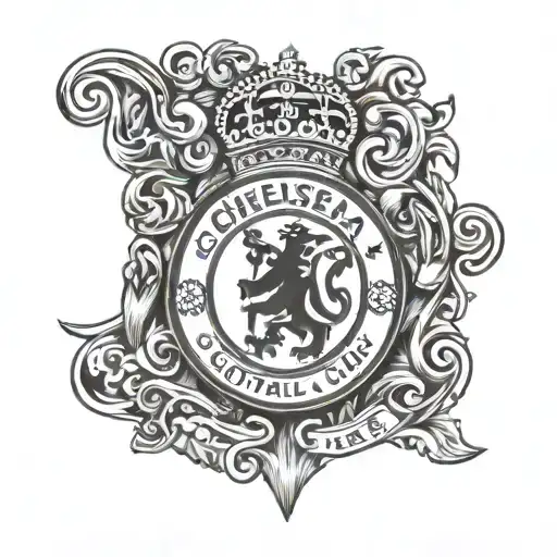 Chelsea Football Club Badge Intertwined