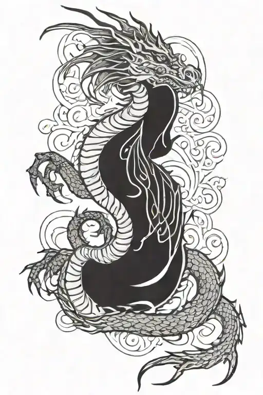 Dragon With A Name Written