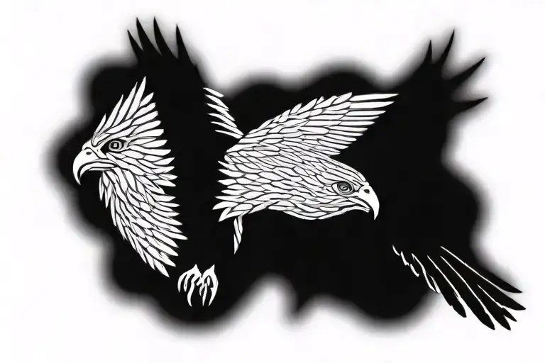 Australian Wedged Tailed Eagle Soaring Eagle