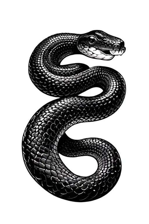 Mexican Black Kingsnake Slithering Down My Thigh