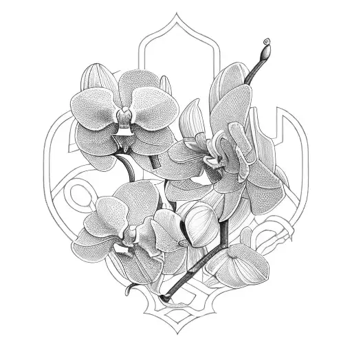 Combine Architectural Elements With The Beauty Of An Orchid
