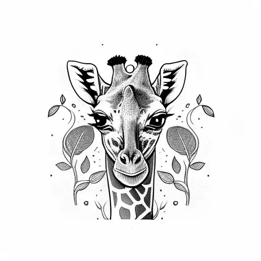 Full Body Baby Giraffe