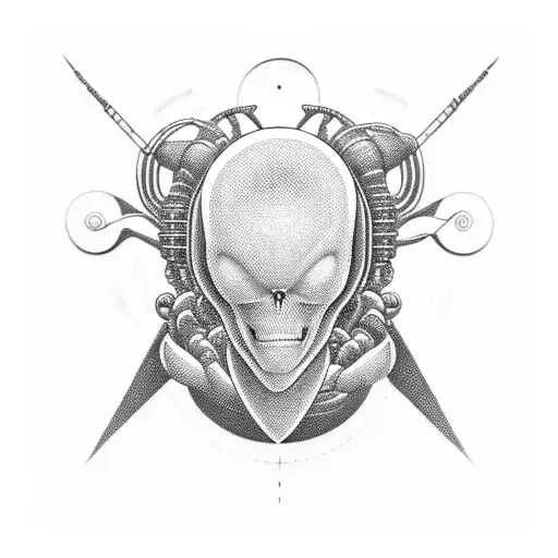 Alien With Bgin Of Life