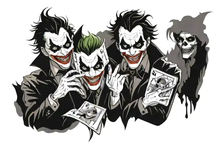 Joker Card Brotherhood Gang Highschool