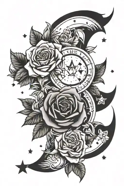 Roses And Stars And Moon And Money And A Heart
