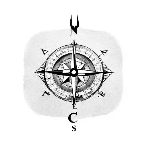 Compass With Knife And Batman