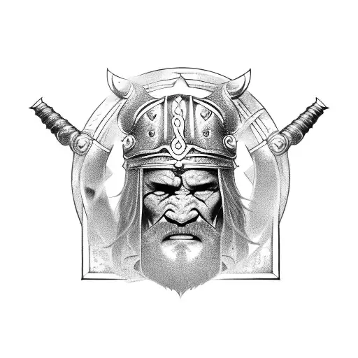 A Viking Warrior In World Of The Final Fantasy