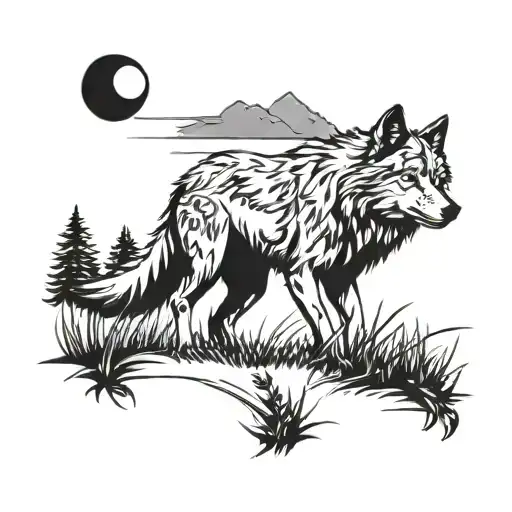 Wolf In The Field