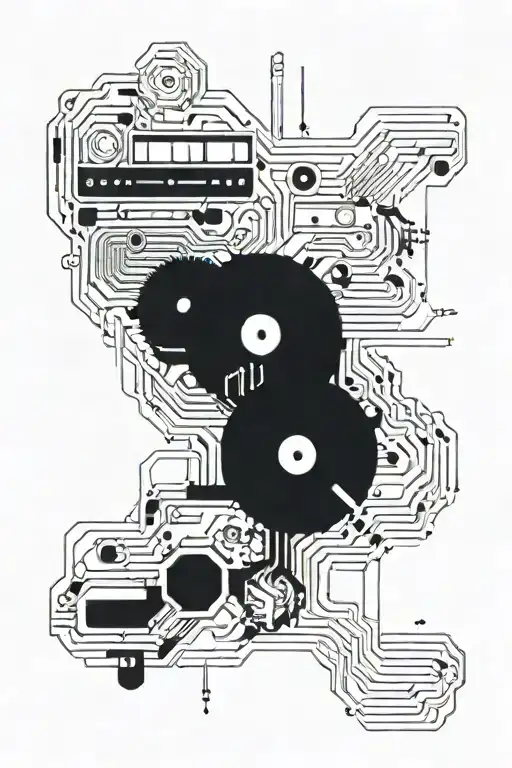 Glitch Electronic Music Themed