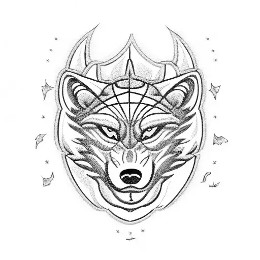 A Fierce Wolf Wearing A Basketball Jersey With The Client's Favorite Nba Team Logo