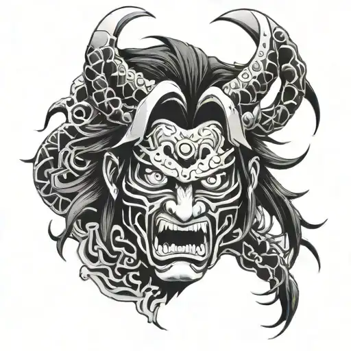 Itachi Susanoo Oni Mask