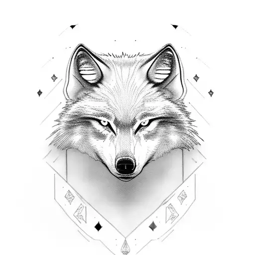 A Majestic White Wolf Howling At The Moon