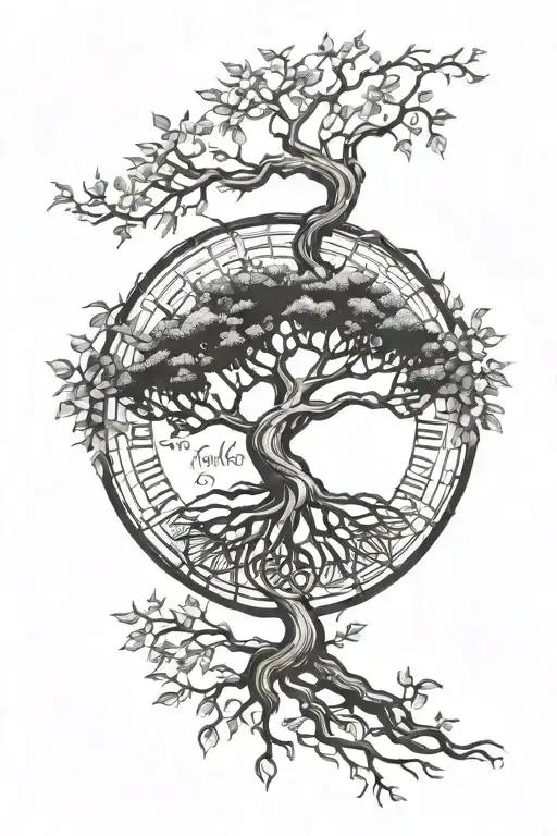 Tree Of Life With Roman Numerals Mmxii