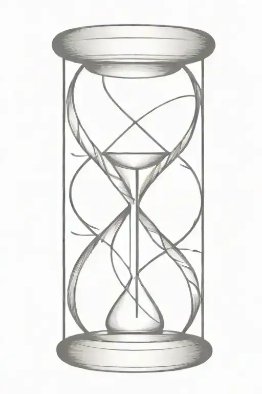 Infinity Symbol Hourglass