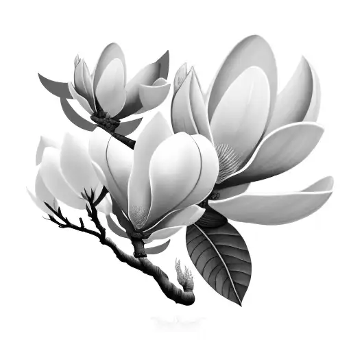 Magnolia Tree Flowers