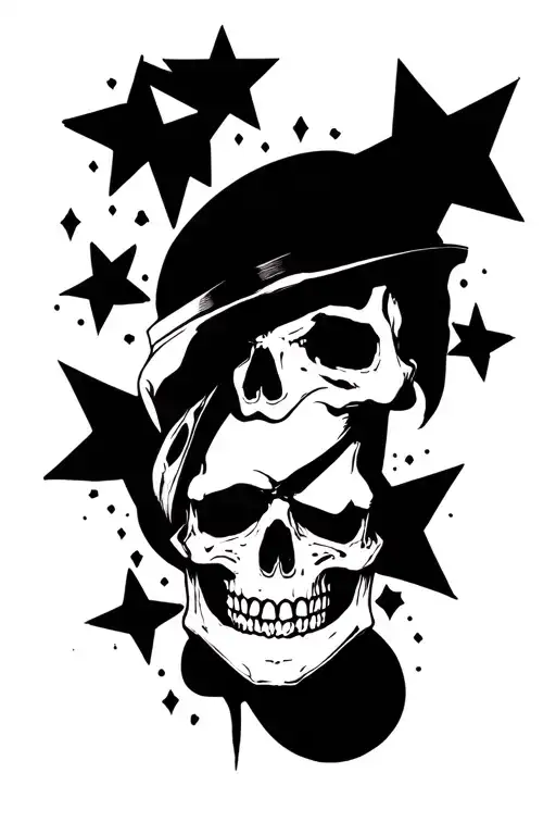 Stars And Skull