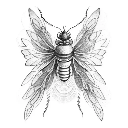 A Collection Of Different Insect Wings Forming A Mesmerizing Pattern