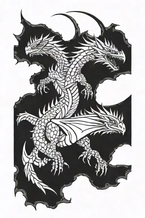 Skyrim Alduin And Parthanax Dragon Flying