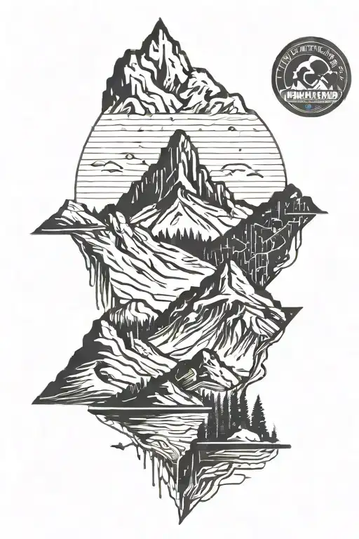 Mountain Range Silhouette