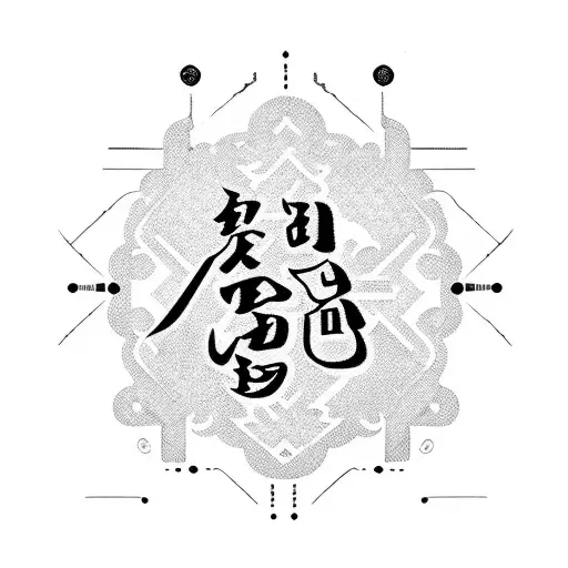 Japanese Lettering With A Mechanical Twist