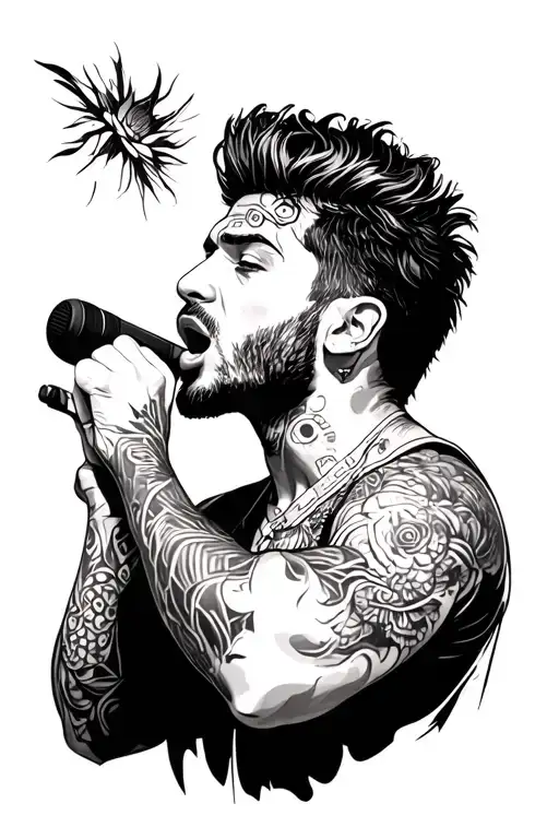 Male Singer Performing