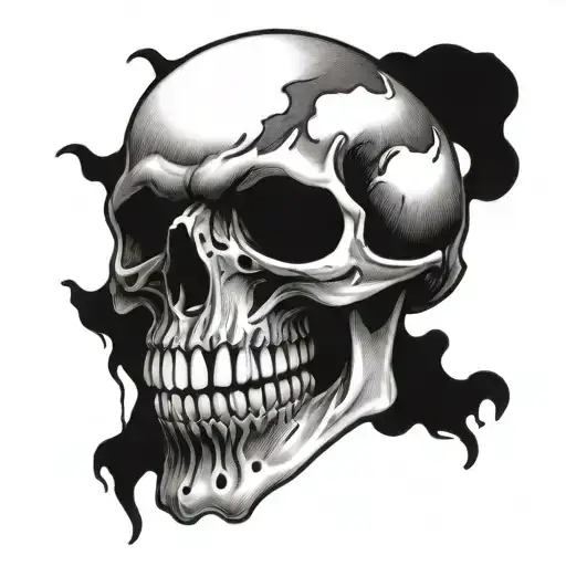 Skull With Eighteen Teeth