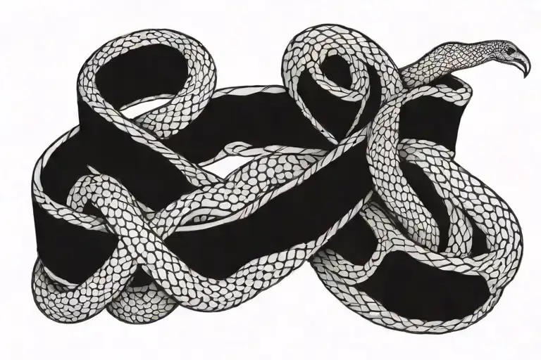 Snake Skin Belt Wrapped